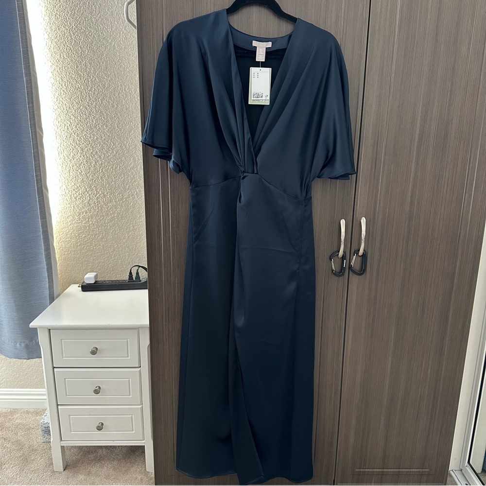 H&M Navy Maxi‎ Dress